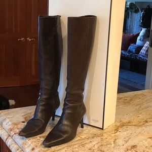 Coach Brown leather knee-high boots 8.5B